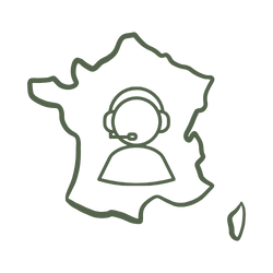 illustration de service client francais